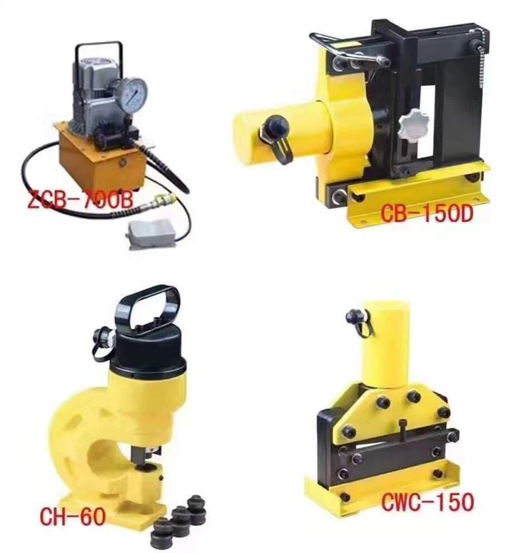 Portable 4 in 1 Hydraulic Busbar Punching Machine