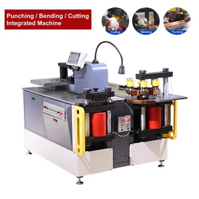 دستگاه باسبار میله مس هیدرولیک 3 In1 پانچ برش خمش شینه